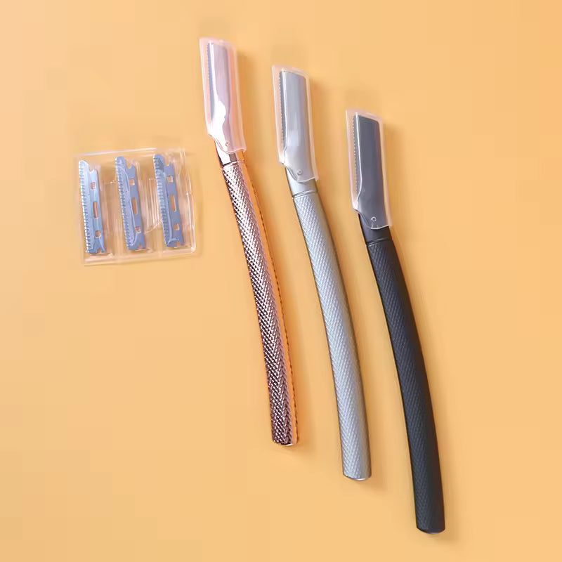 OEM Zinc Alloy Dermaplaning Razor | Professional Eyebrow Trimmer | Little Cotton