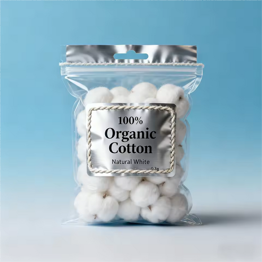 OEM 0.3g Organic Cotton Balls | 100pcs Boxed | Little Cotton Little Cotton | Disposable Cotton Products Manufacturer & Wholesale