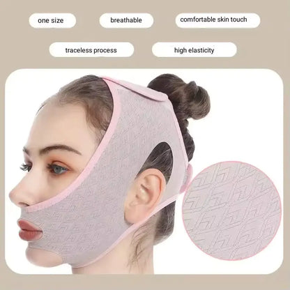 OEM Breathable V-Line Double Chin Reducer Belt | Little Cotton Little Cotton