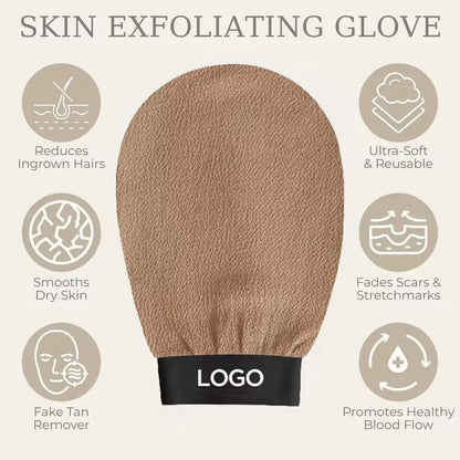 OEM Korean Exfoliating Bath Glove | 100% Viscose Scrub Mitt | Little Cotton Little Cotton | Disposable Cotton Products Manufacturer & Wholesale