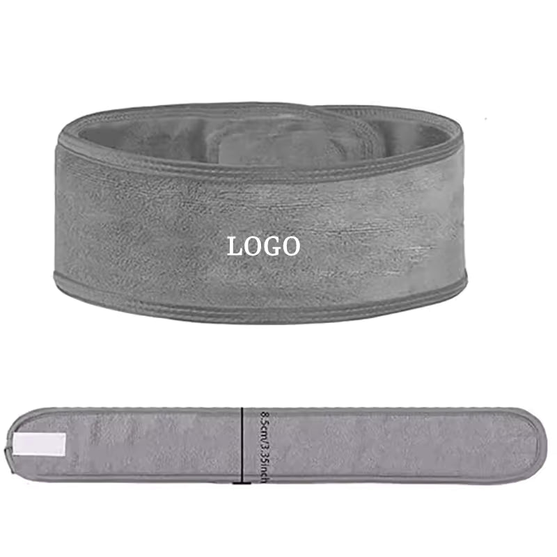 Custom Logo Embroidered Microfiber Spa Headband | Salon Hair Wrap | Little Cotton Little Cotton | Disposable Cotton Products Manufacturer & Wholesale