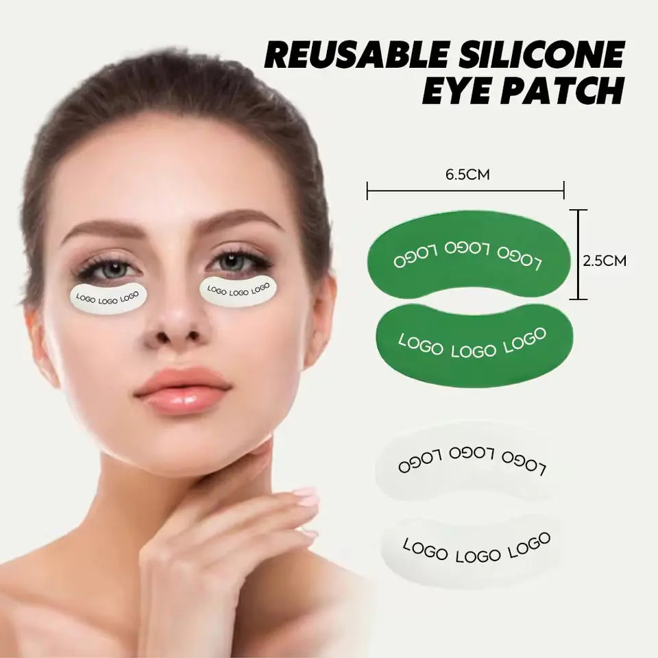 OEM Reusable Silicone Undereye Patches with Travel Case | Little Cotton Little Cotton