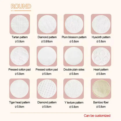 OEM 180GSM Biodegradable Cotton Pads | Little Cotton Retail Packs Little Cotton
