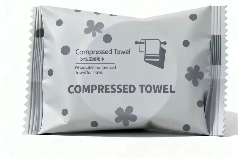 OEM Aviation Compressed Towel Tablets 28x50cm | Little Cotton Little Cotton