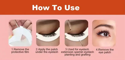 OEM Private Label Micro Foam Eye Pads for Lash Extensions | Little Cotton Little Cotton