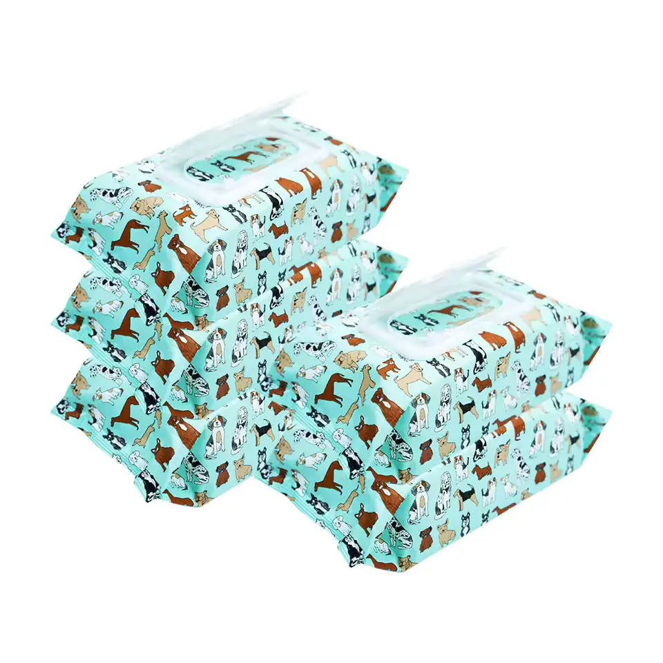 OEM Organic Pet Dog Wet Wipes | 100pcs Bulk Pack | Little Cotton Little Cotton