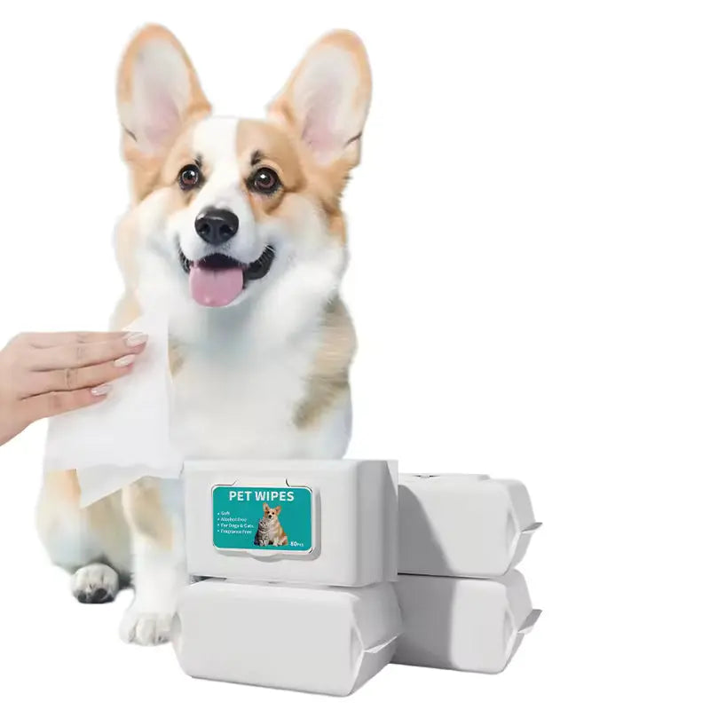 OEM Bulk pH Balanced Pet Wipes for Dogs & Cats | Little Cotton Little Cotton