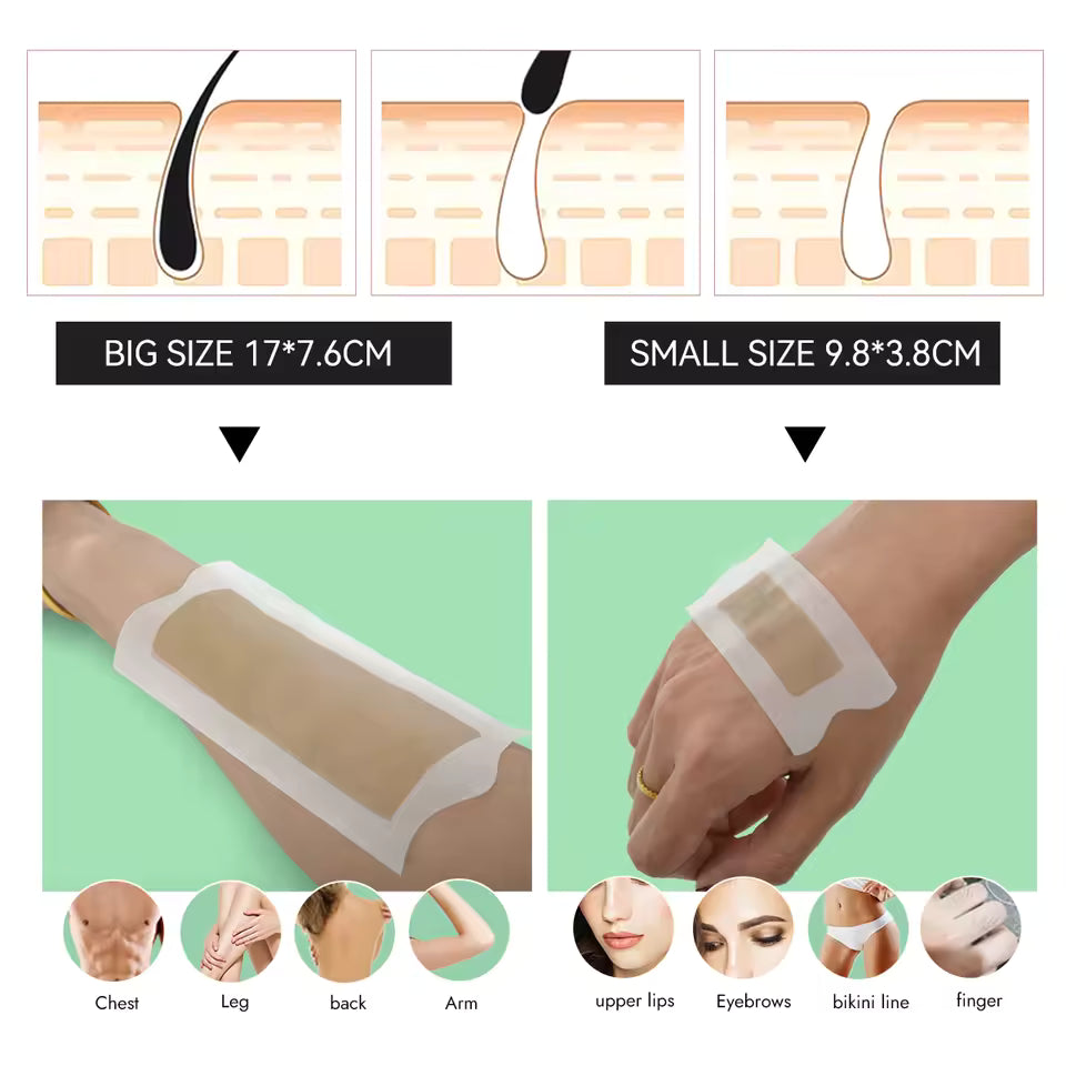 OEM Ready-to-Use Cold Wax Strips | 9x18.5cm Bulk Wholesale | Little Cotton Little Cotton | Disposable Cotton Products Manufacturer & Wholesale