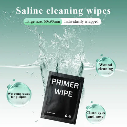 OEM Individually Wrapped Normal Saline Primer Wipes | Little Cotton Little Cotton