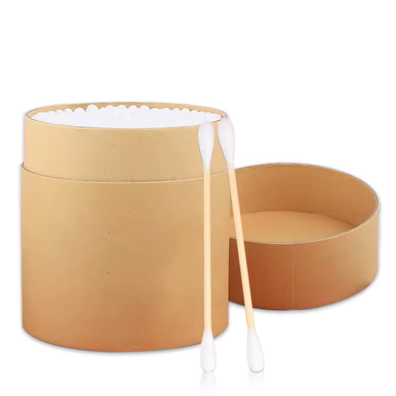 OEM Eco-Friendly Cotton Swabs in Kraft Box | Little Cotton