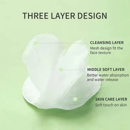 OEM Pure Cotton Round Facial Cleaning Pads | Little Cotton Little Cotton