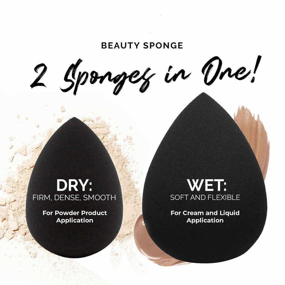 OEM Non-Latex Waterdrop Makeup Sponge Blender with Box | Little Cotton