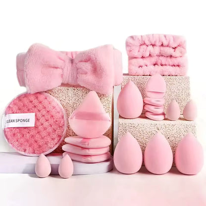 Wholesale Professional Makeup Sponge Brush & Headband Gift Set | Little Cotton