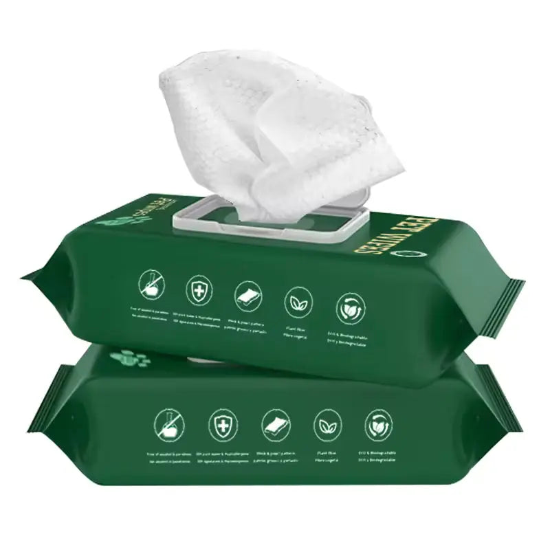 OEM 20x20cm Eco-Friendly Pet Wipes | Cat Tear Stain & Dog Ear Cleaner Little Cotton