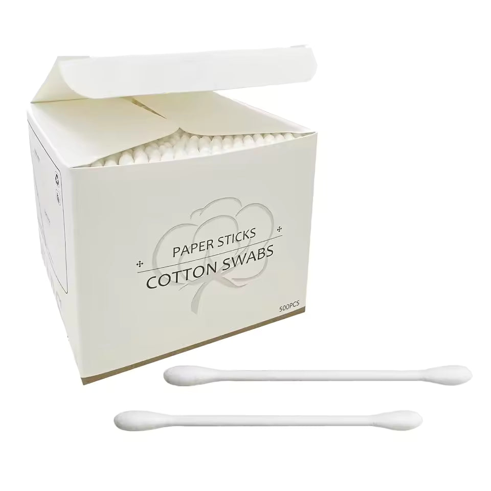 OEM 1000pcs Cotton Swab Set | Bulk Household Bamboo & Paper Buds