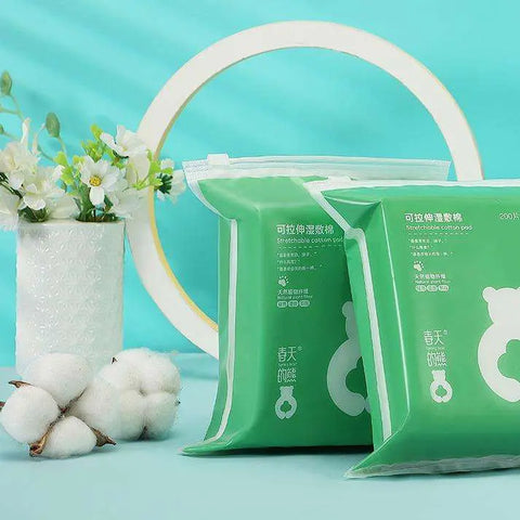 Biodegradable Stretchable Cotton Pads for DIY Wet Compress – Elastic Toner Mask Sheets – Private Label Sustainable Beauty (Wholesale)