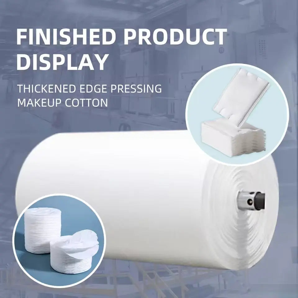 OEM 300gsm 3-Layer Spunlace Pure Cotton Roll | Little Cotton Little Cotton
