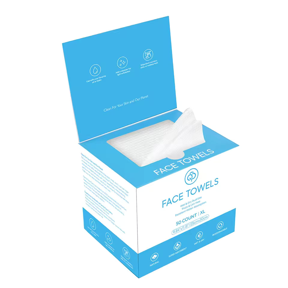 OEM 80GSM Biodegradable Spa Face Towelettes | Little Cotton - Little Cotton | Disposable Cotton Products Manufacturer & Wholesale