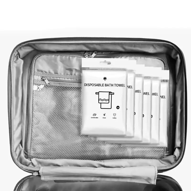 Bulk Biodegradable Disposable Bath Towels for Hotel & Gym | Little Cotton Little Cotton