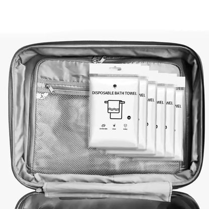 Bulk Biodegradable Disposable Bath Towels for Hotel & Gym | Little Cotton Little Cotton