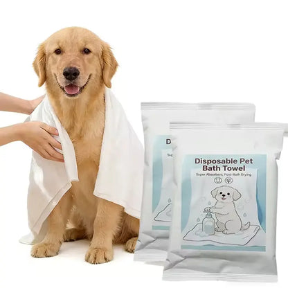 OEM 60x120cm Disposable Pet Bath Towels | 70g Heavy Duty | Little Cotton Little Cotton