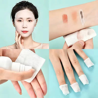 OEM Extra Large Stretchable Cotton Pads | Wet Compress & Makeup Removal Little Cotton