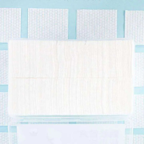 600pcs Mega Box Pearl Pattern Cotton Pads (60GSM) – Lint-Free Spunlace Makeup Wipes – Bulk Family Pack / Salon Supply
