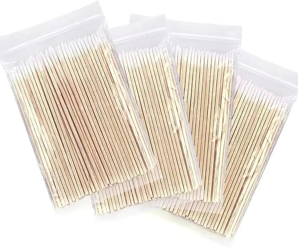 OEM Pointed Cotton Swabs for Microblading & Tattoo | Little Cotton Little Cotton