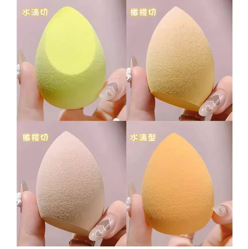 OEM 4Pcs Latex-Free Makeup Sponge Set | Teardrop Blender | Little Cotton Little Cotton | Disposable Cotton Products Manufacturer & Wholesale