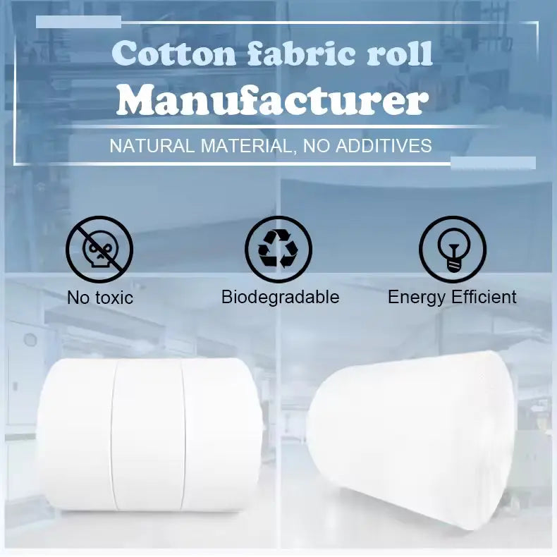 OEM Jumbo Cotton Roll for Cosmetic Pad Production | Little Cotton Little Cotton