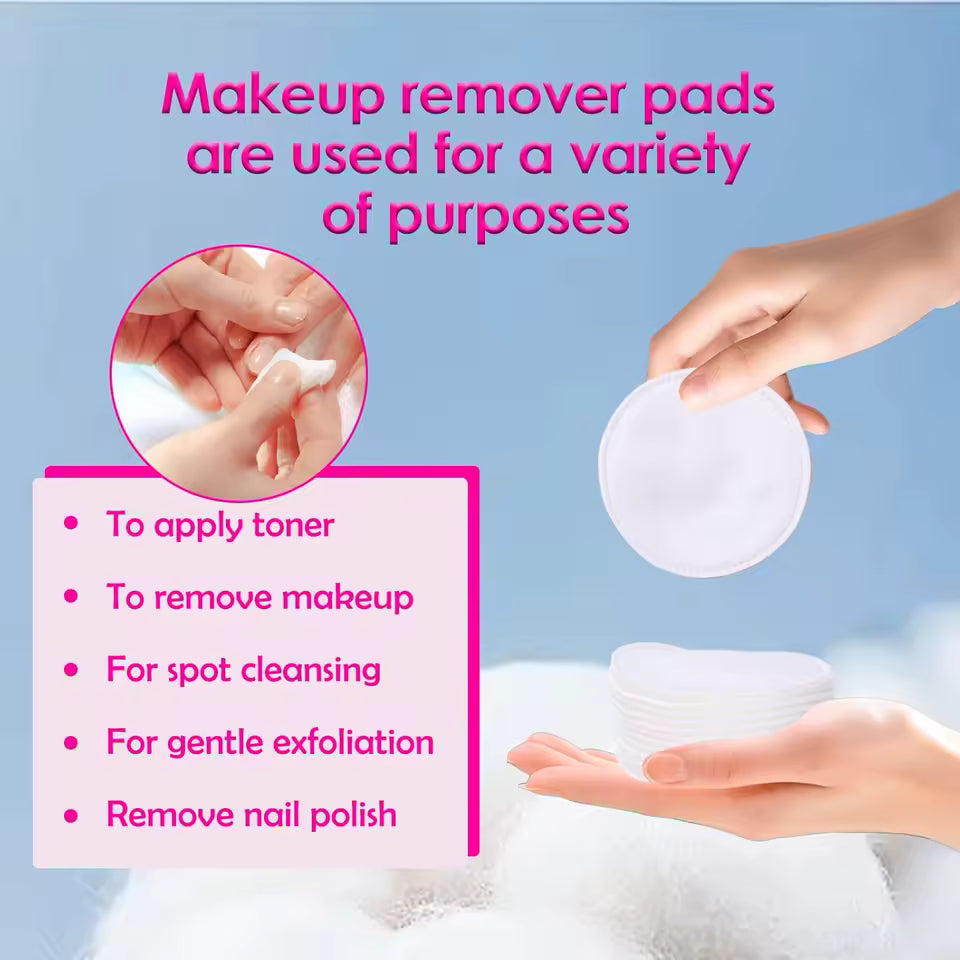 OEM Biodegradable Hypoallergenic Cotton Rounds | Little Cotton