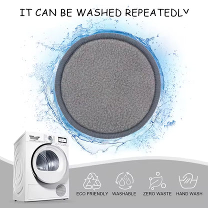 OEM Reusable Bamboo Charcoal Makeup Remover Pads | Little Cotton