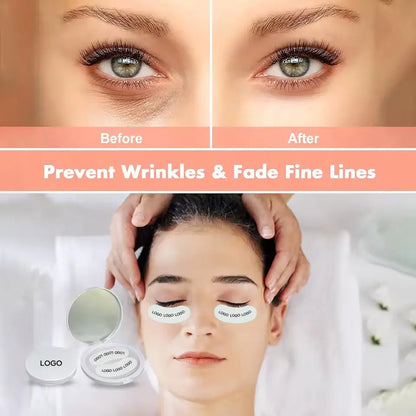 OEM Reusable Silicone Undereye Patches with Travel Case | Little Cotton Little Cotton