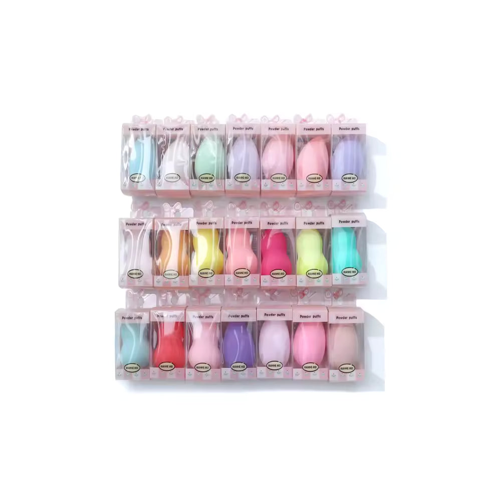 OEM Custom Beauty Egg Makeup Sponge | Latex-Free | Little Cotton - Little Cotton | Disposable Cotton Products Manufacturer & Wholesale