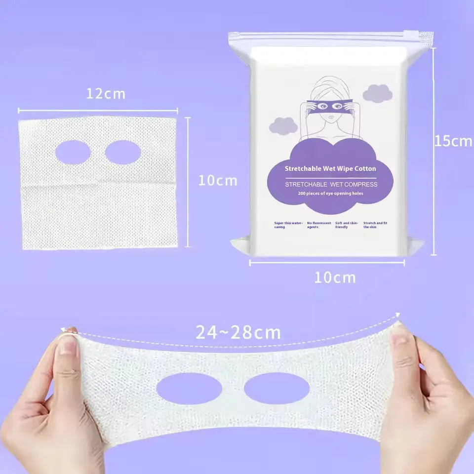 OEM Stretchable Wet Compress Cotton Pads | Little Cotton Little Cotton
