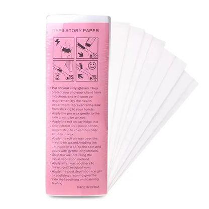 OEM 7x20cm Spunlace Non-Woven Wax Strips | Body & Facial Hair Removal | Little Cotton Little Cotton | Disposable Cotton Products Manufacturer & Wholesale