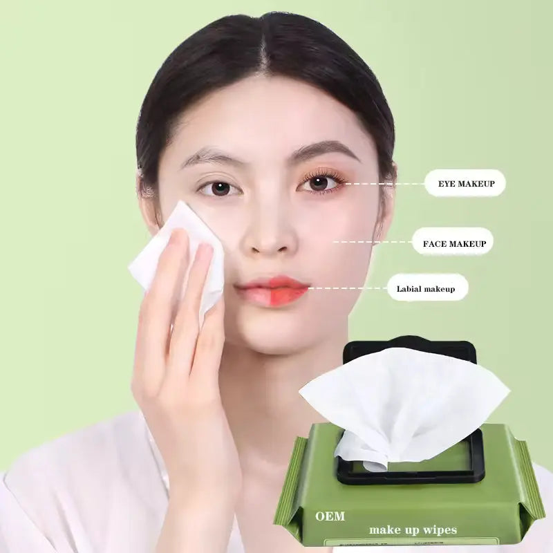 OEM 50gsm Gentle Deep Cleansing Makeup Remover Wipes | Little Cotton Little Cotton
