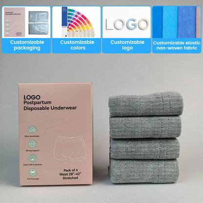 OEM High Elastic Postpartum Underwear | Disposable Menstrual Panties Little Cotton