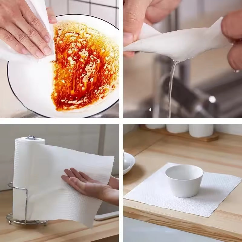 OEM Reusable Mix Wood Pulp Lazy Rags | Absorbent Kitchen Dishcloths | Little Cotton Little Cotton | Disposable Cotton Products Manufacturer & Wholesale