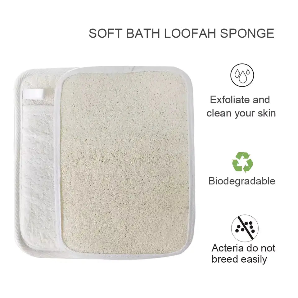 OEM Organic Natural Loofah Exfoliating Glove | Body Scrub Mitt | Little Cotton Little Cotton | Disposable Cotton Products Manufacturer & Wholesale
