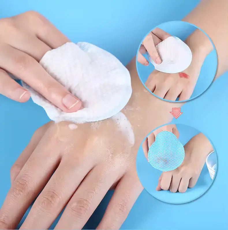 OEM Glycolic Acid Exfoliating Pads | Zero Pore Makeup Remover | Little Cotton Little Cotton