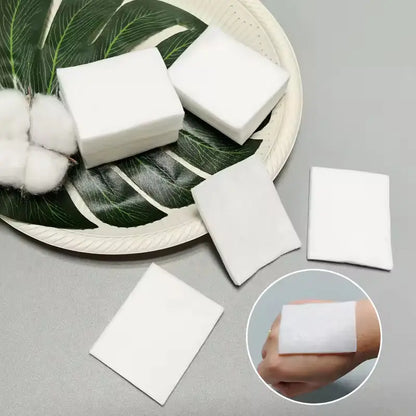 OEM 130gsm 3-Layer Square Cotton Pads (200pcs Bag) | Little Cotton Little Cotton