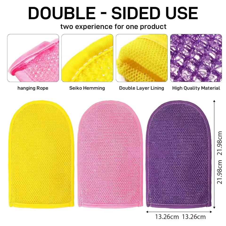 OEM Disposable Nylon Exfoliating Gloves | Little Cotton