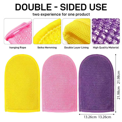 OEM Disposable Nylon Exfoliating Gloves | Little Cotton