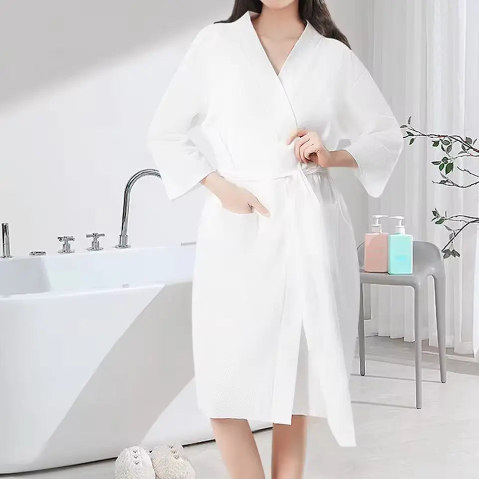 OEM Biodegradable Disposable Spunlace Bathrobes | Little Cotton Little Cotton