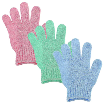 OEM Double-Sided Exfoliating Bath Gloves | Little Cotton