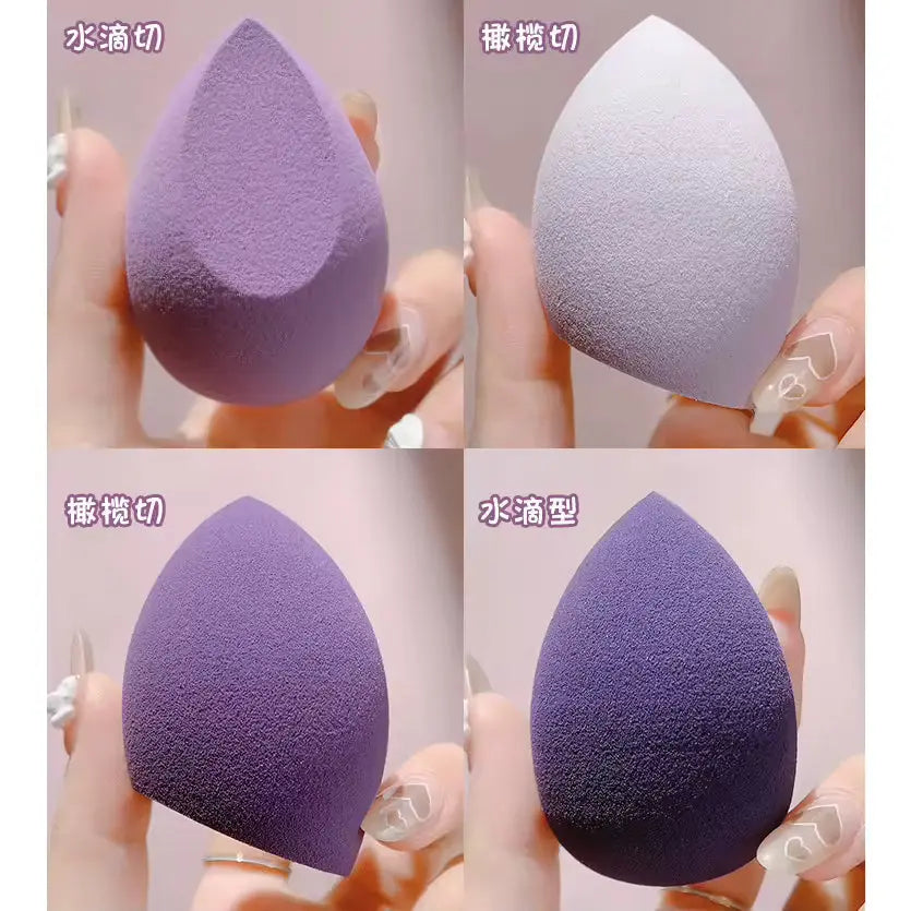 OEM 4Pcs Latex-Free Makeup Sponge Set | Teardrop Blender | Little Cotton Little Cotton | Disposable Cotton Products Manufacturer & Wholesale