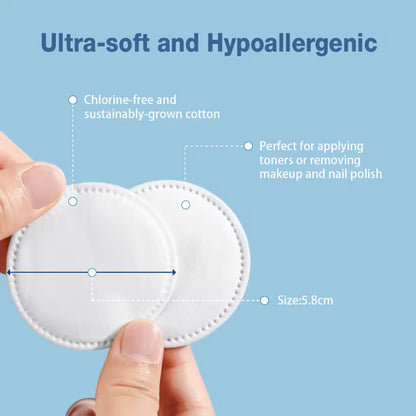 OEM 150gsm 3-Layer Makeup Remover Cotton Pads Wholesale | Little Cotton