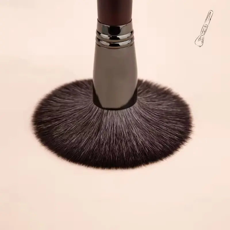 OEM Luxury Natural Goat Hair Makeup Brush Set | Wood Handle | Little Cotton Little Cotton | Disposable Cotton Products Manufacturer & Wholesale