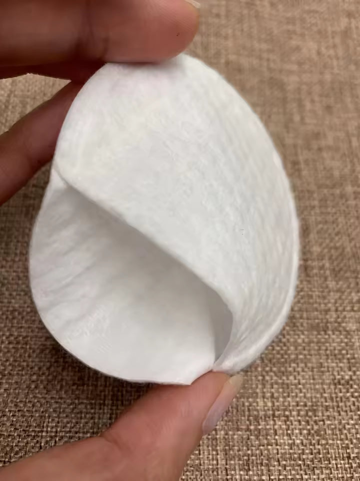 OEM Pocket Type 100 Percent Cotton Makeup Pads | Little Cotton